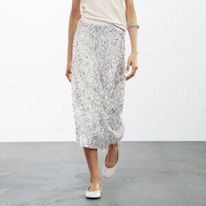 Zara Leather Slingback Ballet Flats White | Eco-Friendly | Sheep Leather Size 9